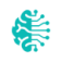 Artificial intelligence brain logo