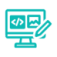 Artificial intelligence brain logo